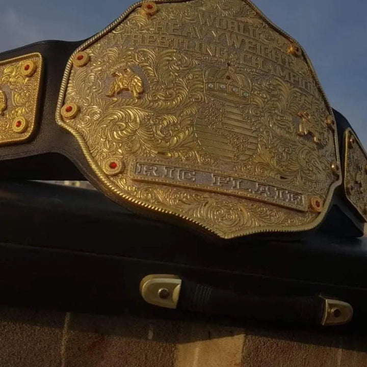 BIG GOLD CRUMRINE CNC MADE CHAMPIONSHIP BELT Championship Belts Online