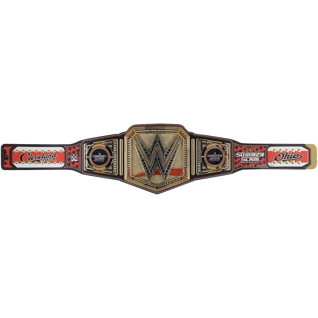 Roman Reigns Autographed SummerSlam 2024 Replica Title Belt Championship Belts Online