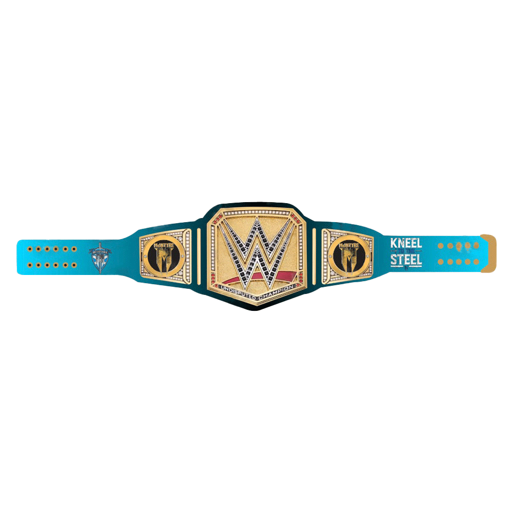 Drew McIntyre Kneel To The Steel Signature Series Belt Championship Belts Online