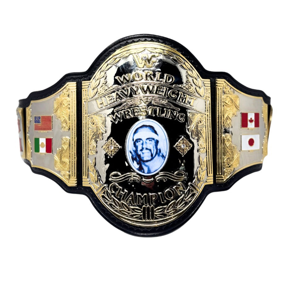Hulk Hogan Mystery belt autographed Championship Title Belt Championship Belts Online