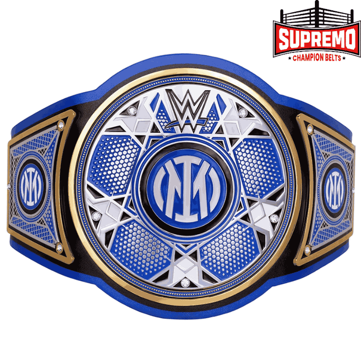 WWE x Inter Milan Legacy Championship Replica Title Belt full-size front view