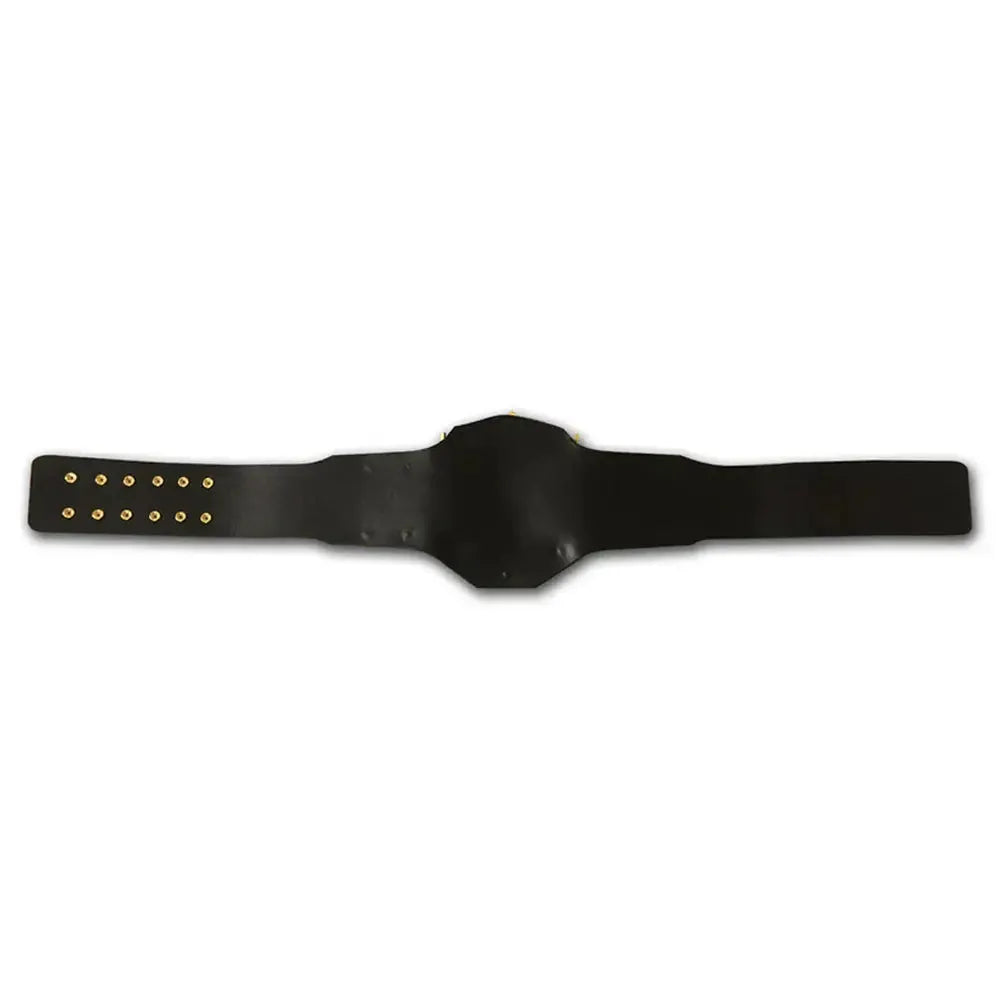 Black leather AWA heavyweight championship belt blank base from Championship Belts Online