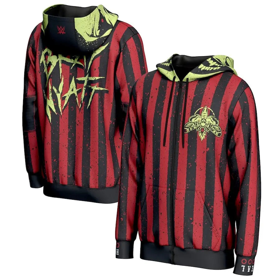 Black Bray Wyatt "The Fiend" Full Sleeve Hoodie Championship Belts Online