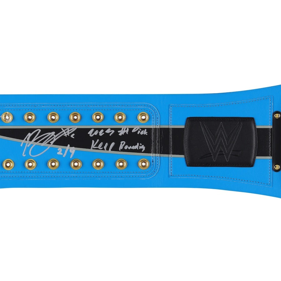 WWE John Cena Autographed United States Spinner Championship Title Championship Belts Online