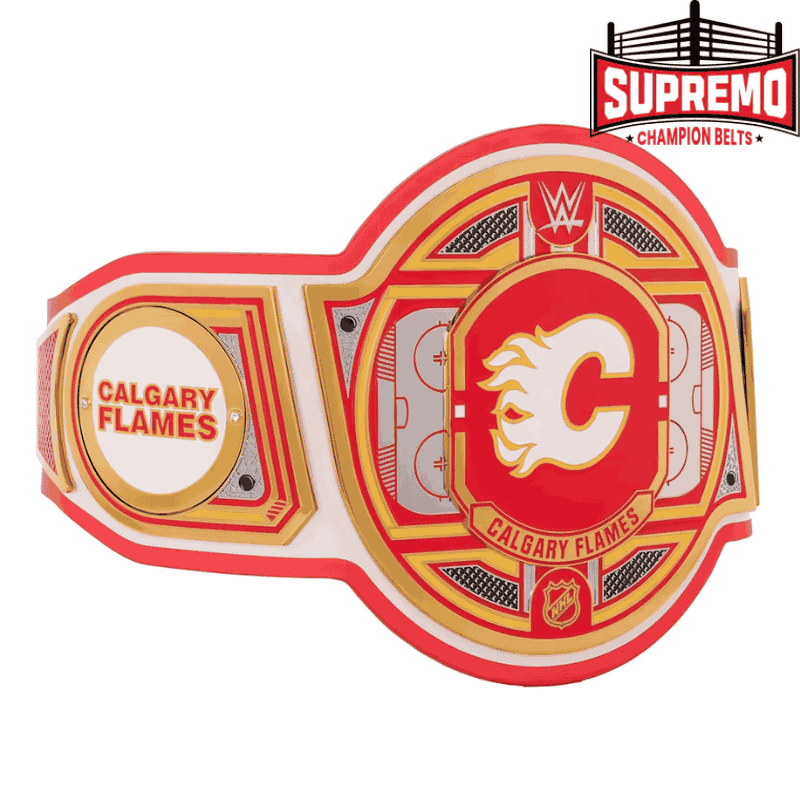 Calgary Flames WWE Legacy Title Belt Replica