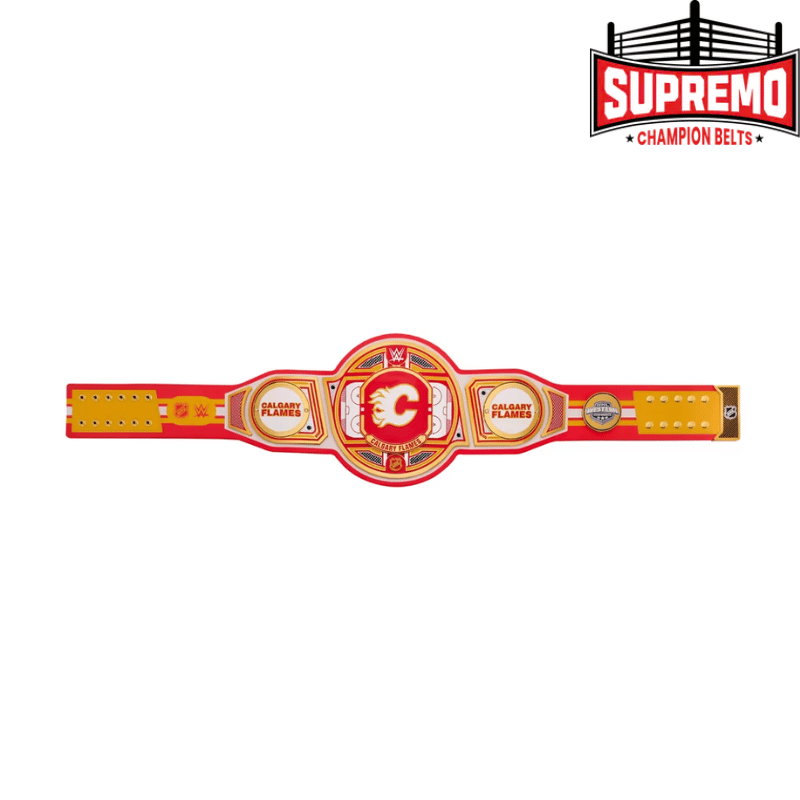 Calgary Flames WWE Legacy Title Belt Replica