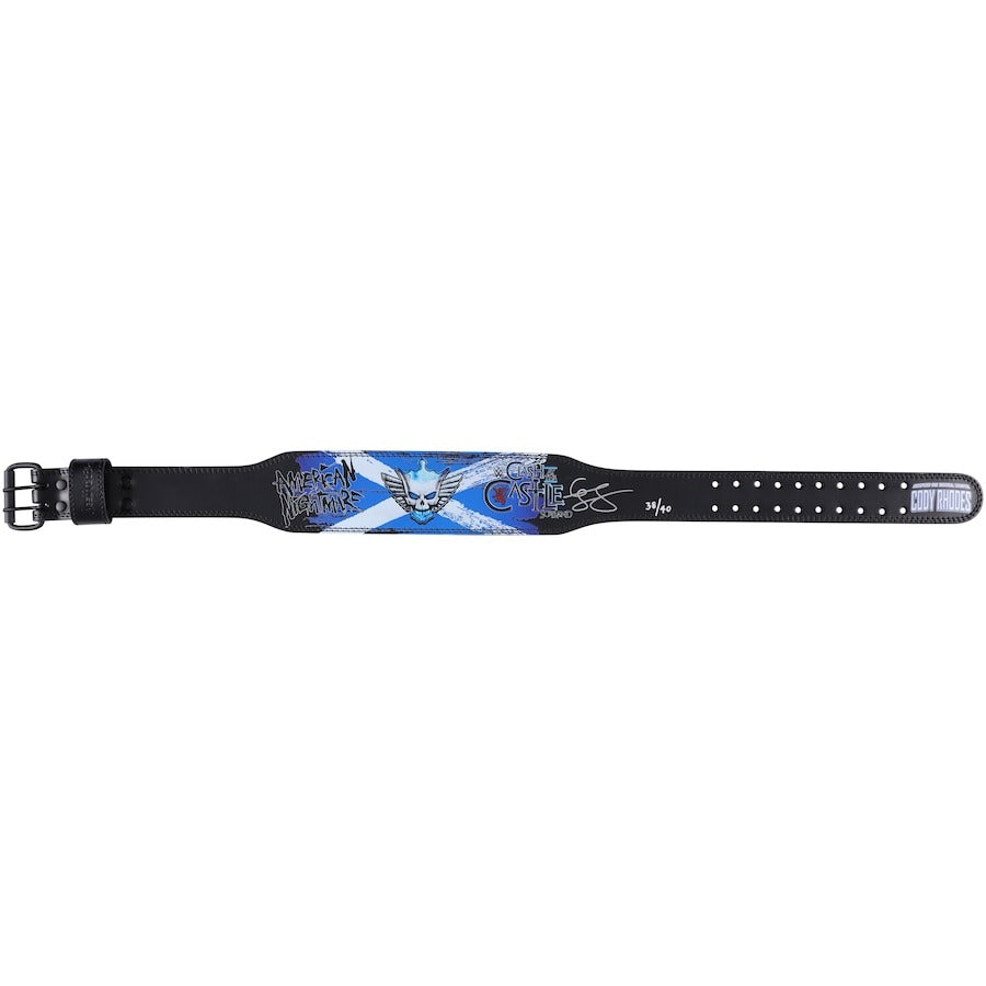 Cody Rhodes WWE Autographed 2024 Clash At The Castle Scotland Weight Belt - Limited Edition of 40 Championship Belts Online