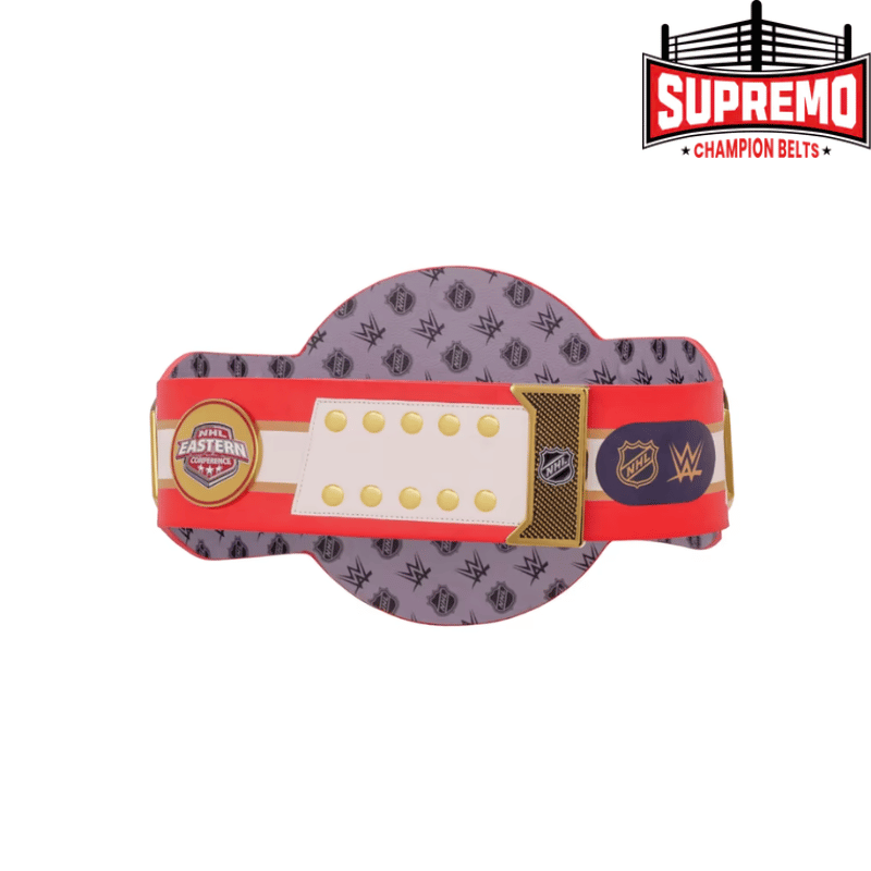 Zinc alloy plates and polyurethane strap of Panthers replica belt