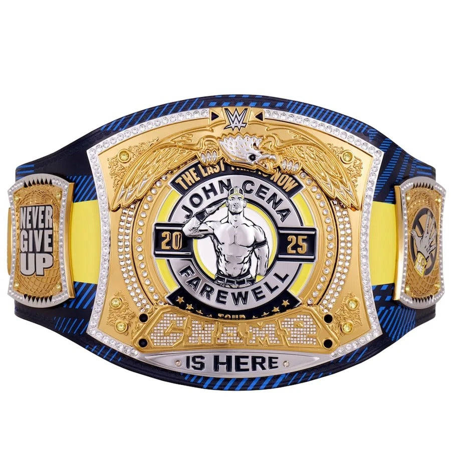 John Cena Farewell Tour 2025 Glasgow Spinner Championship Replica Title Belt Championship Belts Online