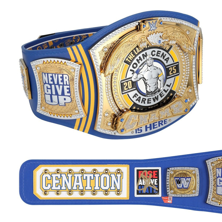 John Cena WWE Autographed Farewell Tour 2025 Boston Replica Title Belt - Limited Edition of 50 Championship Belts Online