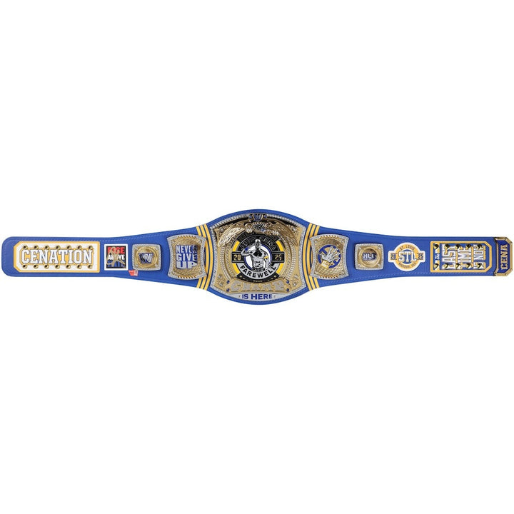 John Cena WWE Autographed Farewell Tour 2025 Boston Replica Title Belt - Limited Edition of 50 Championship Belts Online