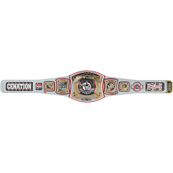 John Cena WWE Autographed Farewell Tour 2025 San Diego Replica Title Belt - Limited Edition of 25 Championship Belts Online