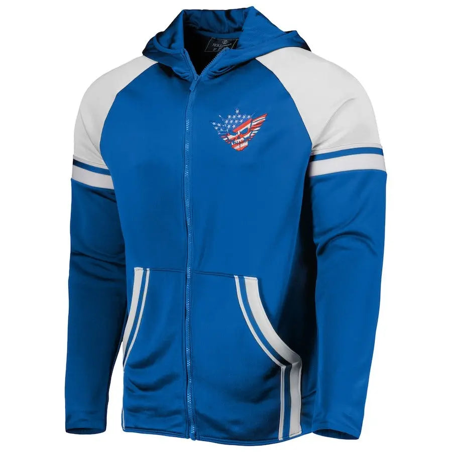 Men's Blue Cody Rhodes Nightmare Hoodie Championship Belts Online