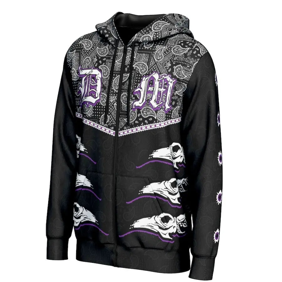 Men's Prosphere Black Dominik Mysterio Hoodie Championship Belts Online