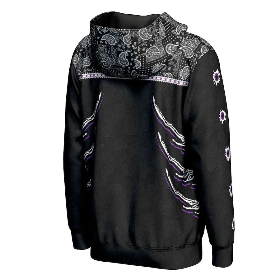 Men's Prosphere Black Dominik Mysterio Hoodie Championship Belts Online