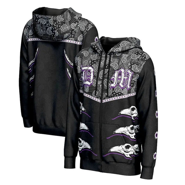 Men's Prosphere Black Dominik Mysterio Hoodie Championship Belts Online