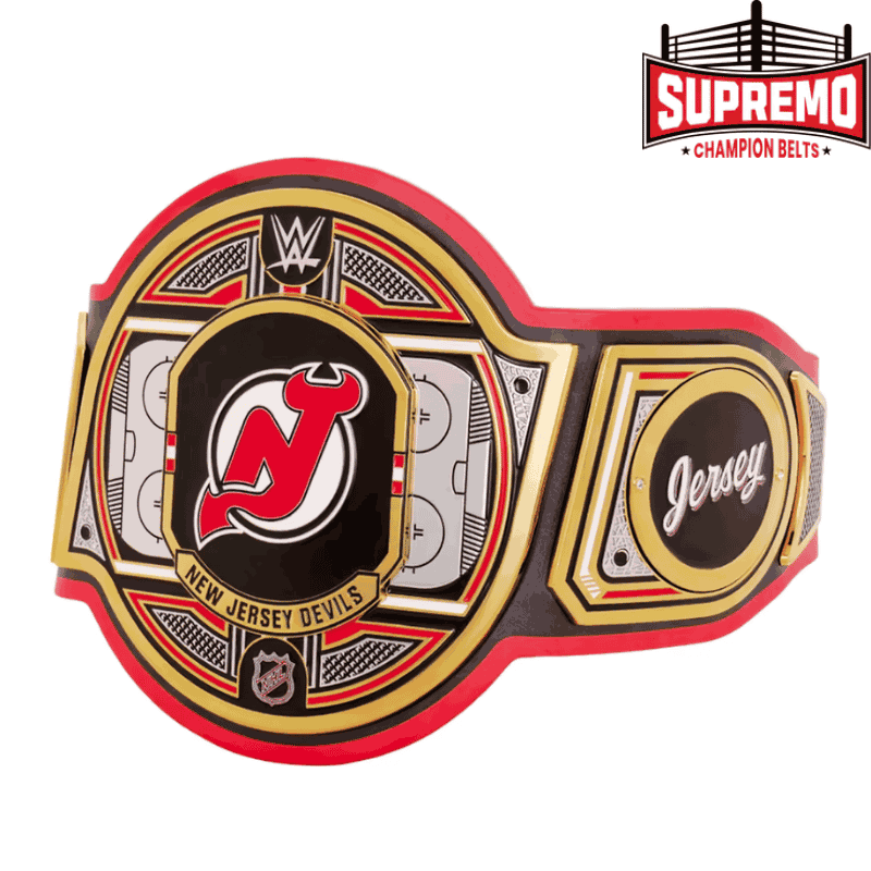 New Jersey Devils WWE Legacy Title Belt Replica