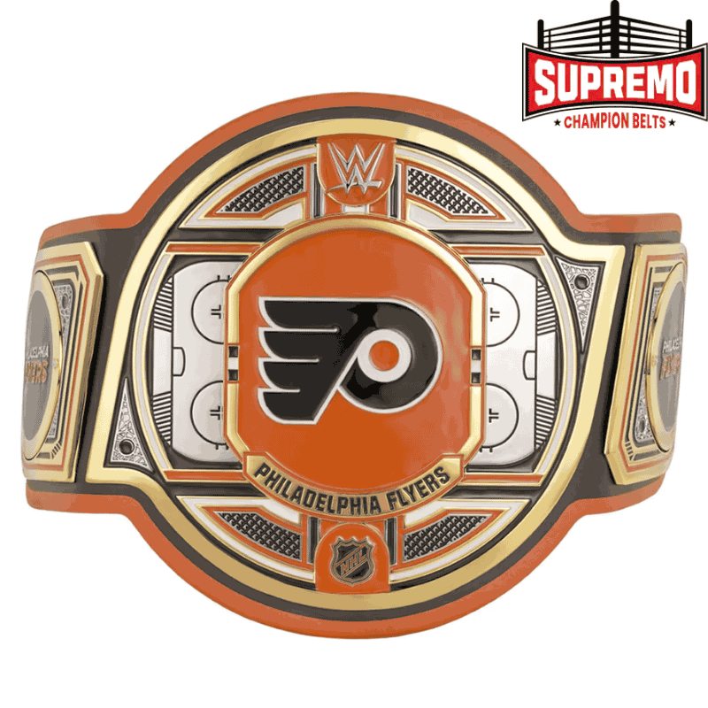 Pittsburgh Penguins WWE Legacy Title Belt replica front view