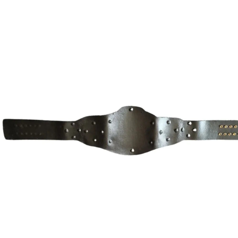 Black leather ROH World Tag Team Title replica belt blank without plates from Championship Belts Online