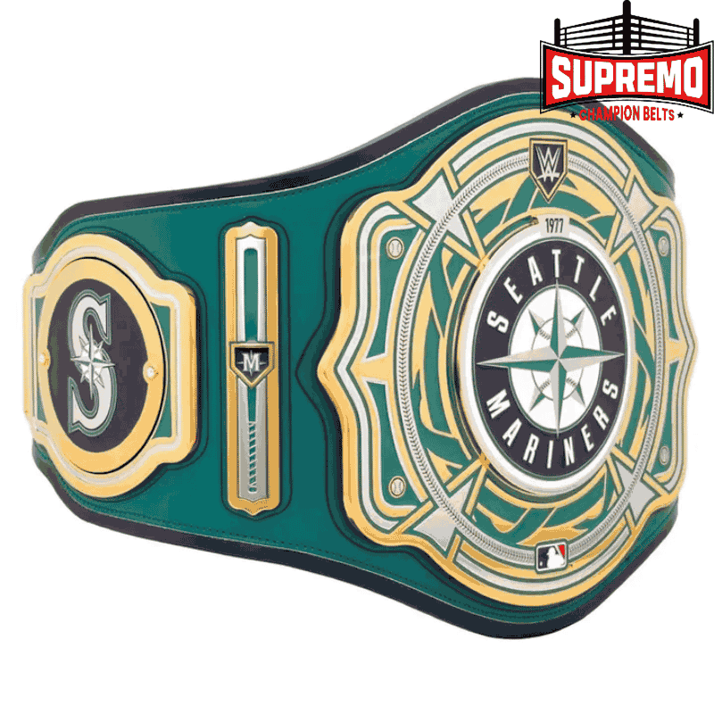 Mariners replica title belt side plates and strap