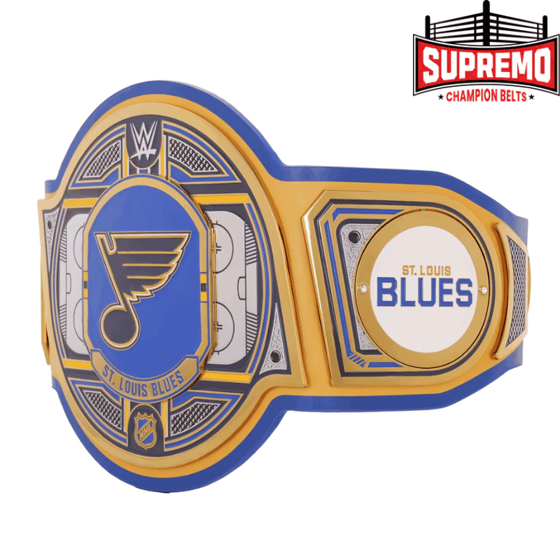 Blues championship belt center plate with team logo