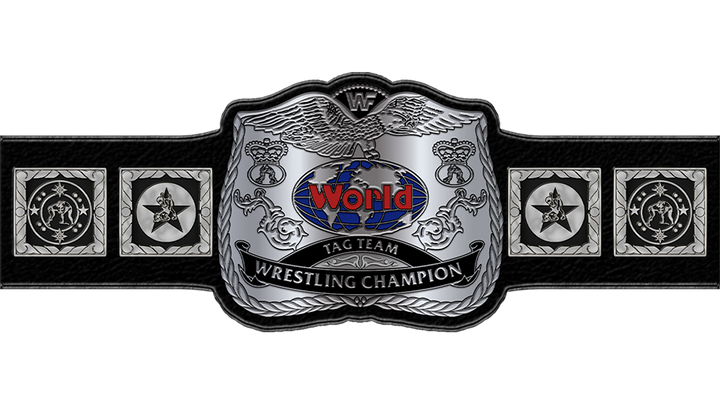 WWF World Tag Team Championship Belt Two Belts